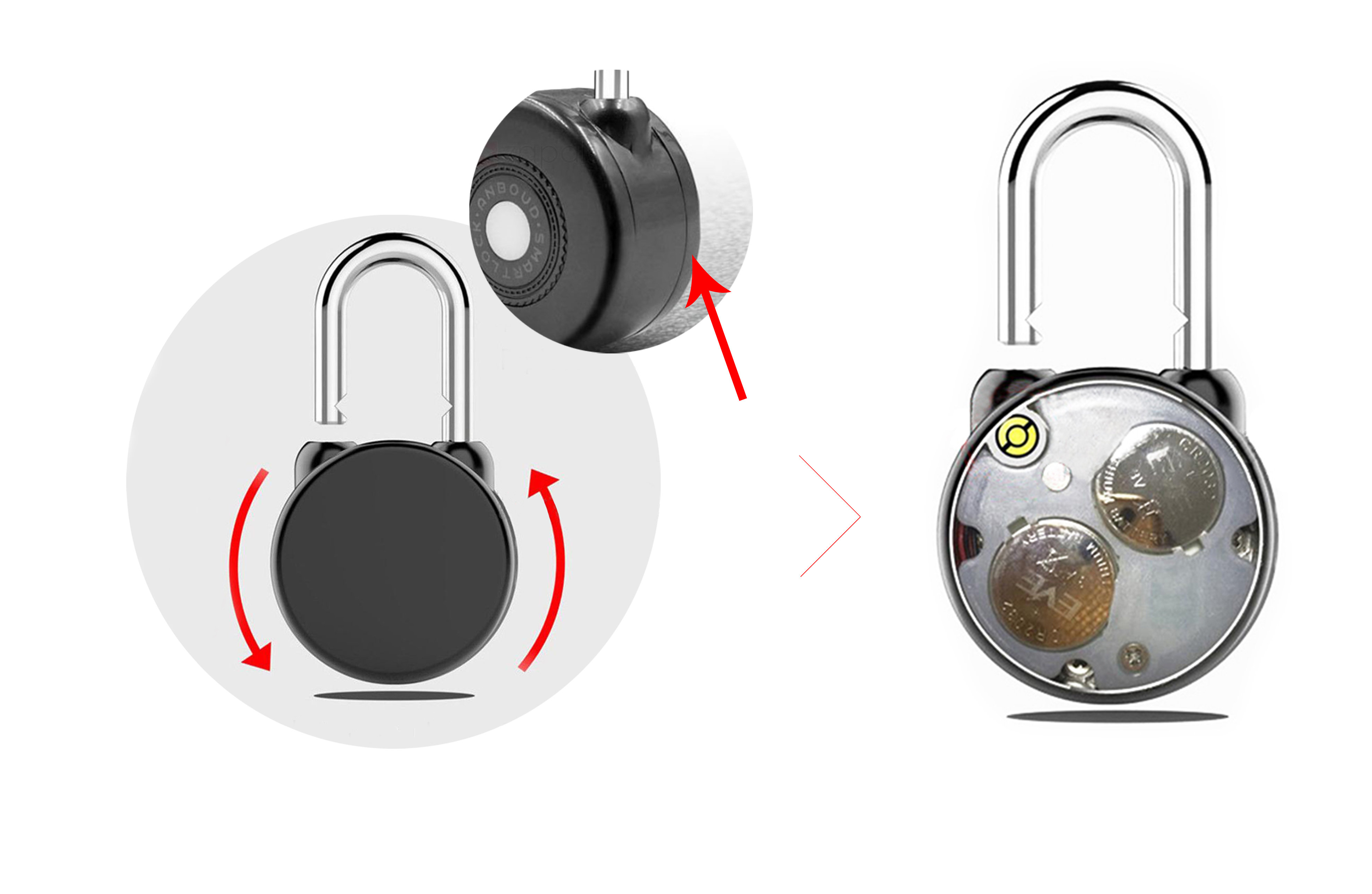 Išmanioji beraktė BLUETOTH spyna