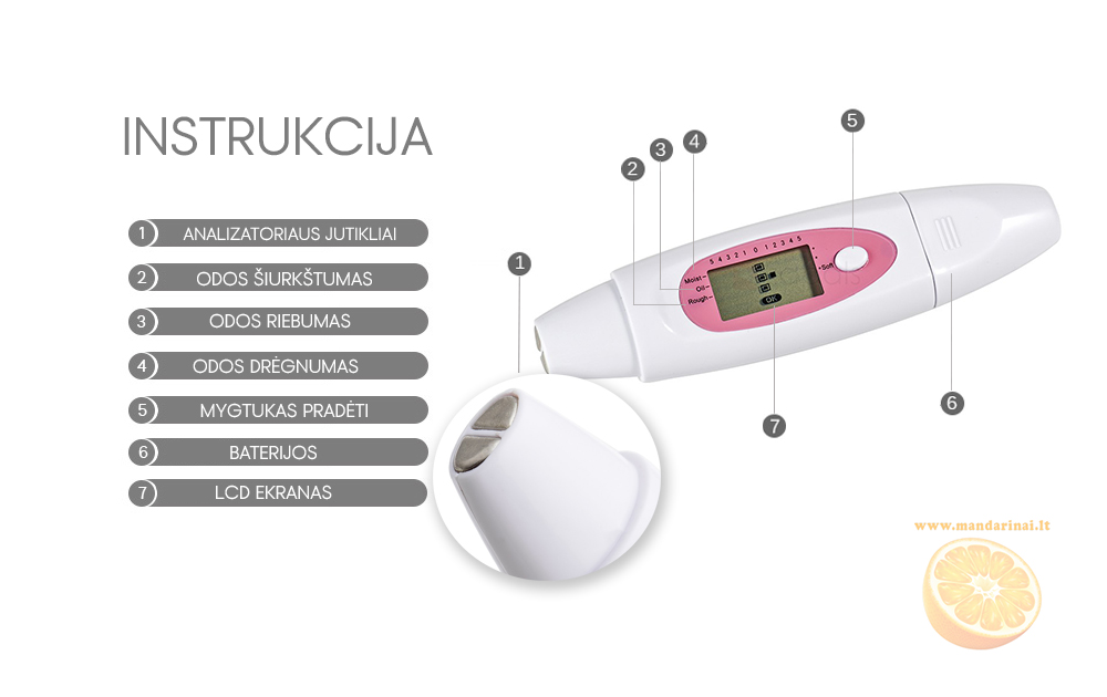 9.99 € „BIA“ Odos drėgnumo ir riebumo analizatorius