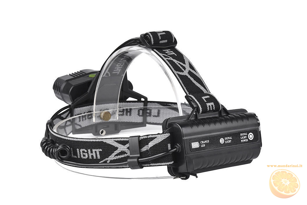 29.99 € CREE T6 5 LED super galingas galvos prožektorius