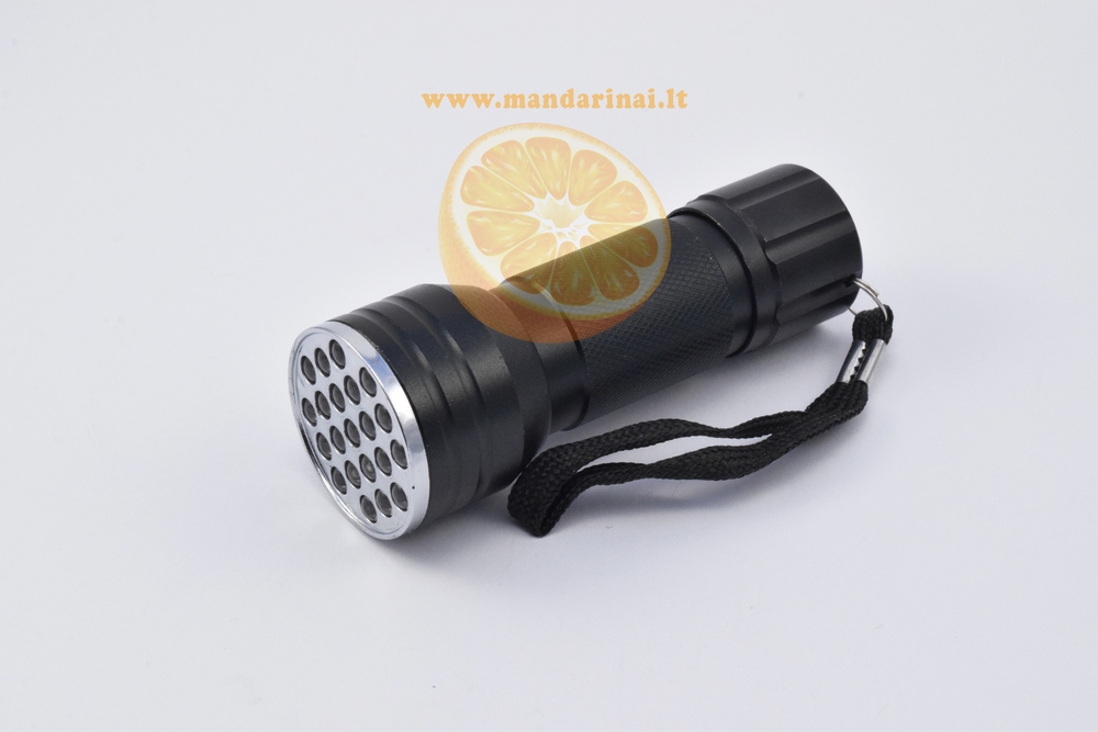 7.99 € 21 šviesos diodų UV spindulių prožektorius