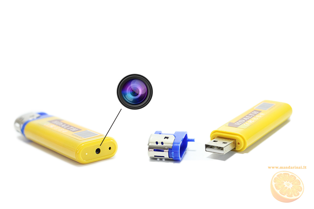 13.99 € Žiebtuvėlis - šnipo vaizdo kamera