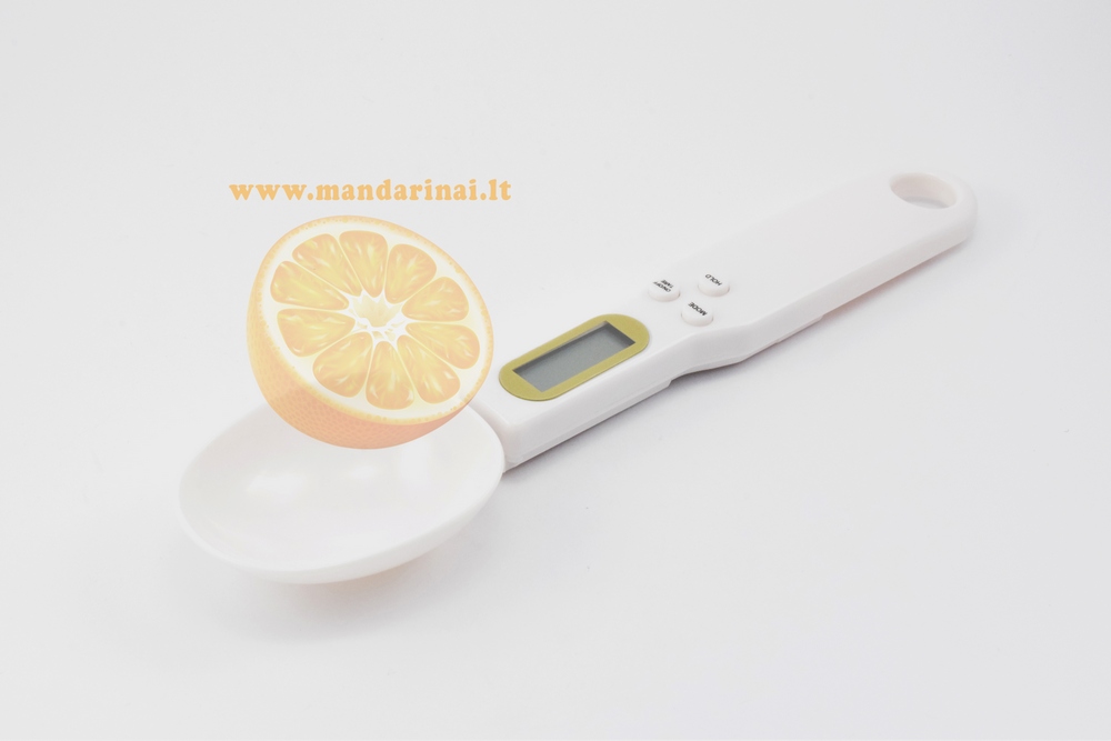 11.99 € skaitmeninis šaukštas - svarstyklės