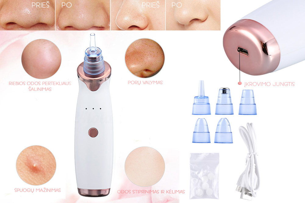 29.99 € Kraunamas veido odos ir porų valymo prietaisais