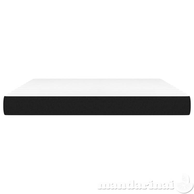 Spyruoklinis čiužinys, juodos spalvos, 180x200x20 cm, audinys
