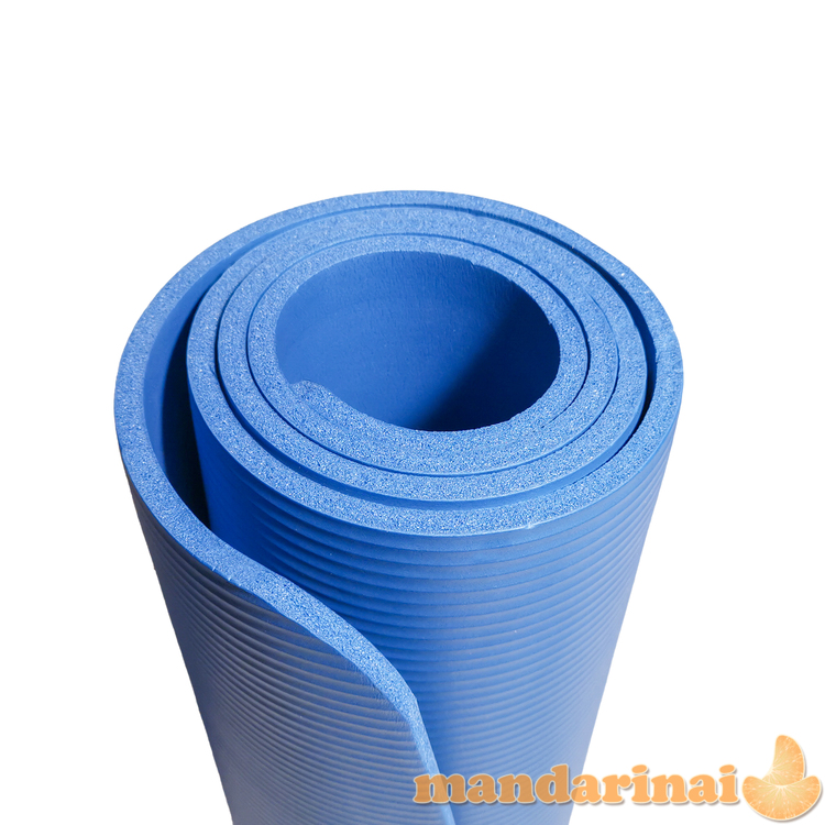 Gimnastikos/jogos kilimėlis NBR KP-186 Mėlynas