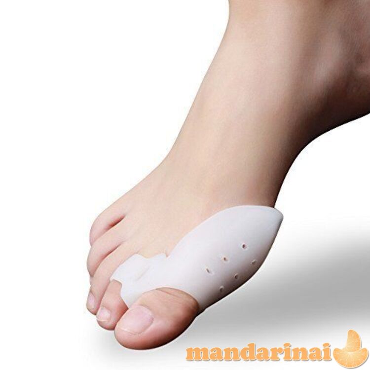 Minkštas silikoninis dviejų pirštų tarpupirštis-įtvaras su ventiliacija