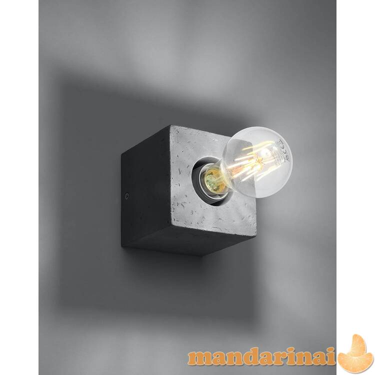 Sieninis šviestuvas Ariz betonas