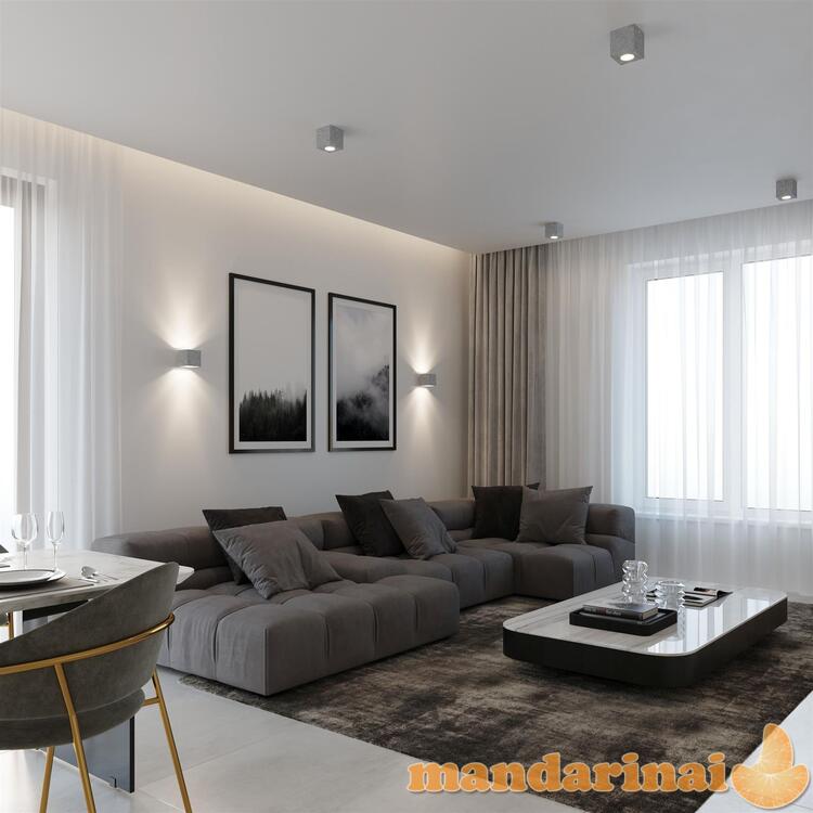 Sieninis šviestuvas keturkampis