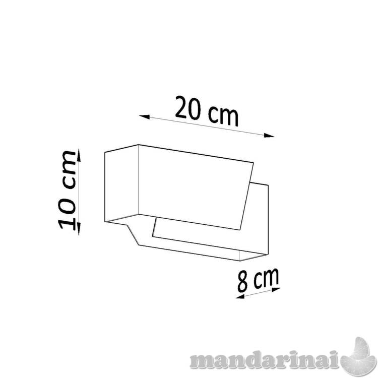Sieninis šviestuvas PIEGARE 3