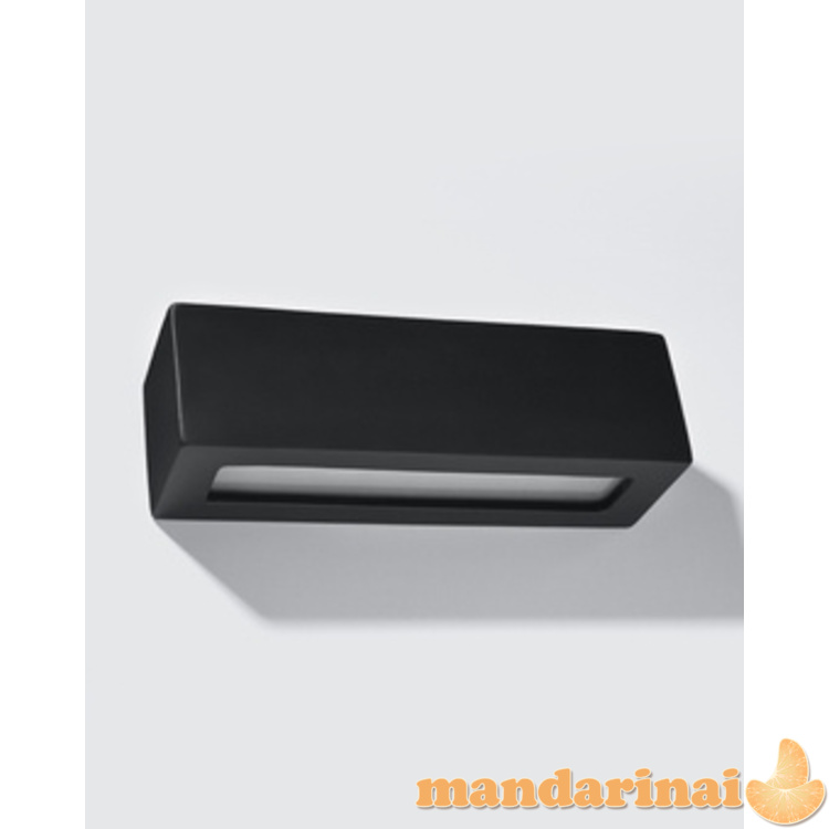 Sieninis šviestuvas keramika vega juoda