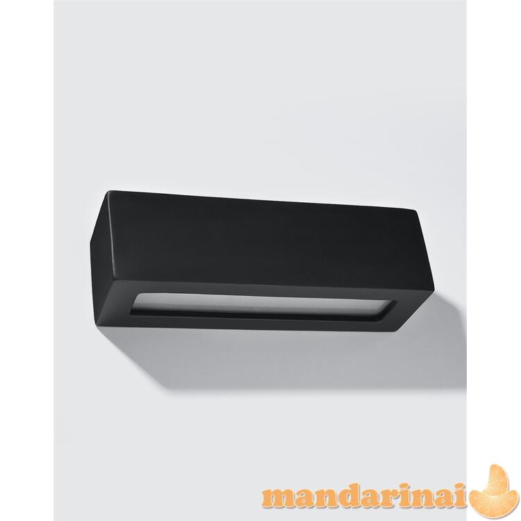 Sieninis šviestuvas keramika vega juoda