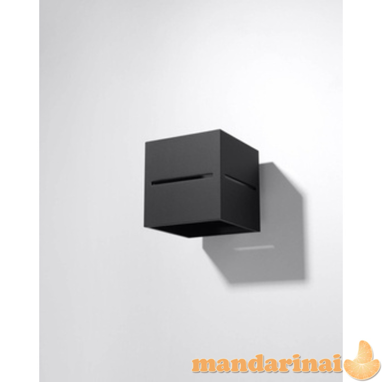 Sieninis šviestuvas lobo juoda spalva