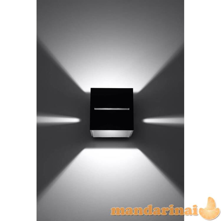 Sieninis šviestuvas lobo juoda spalva