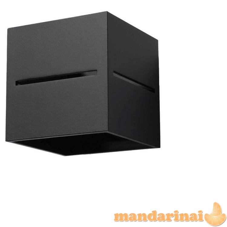 Sieninis šviestuvas lobo juoda spalva