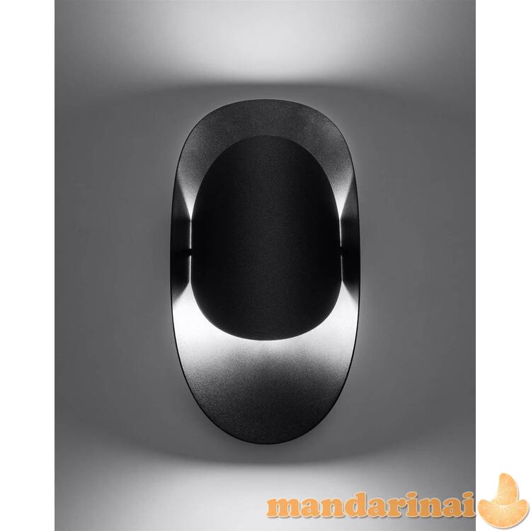 Sieninis šviestuvas ašarojimas juodas