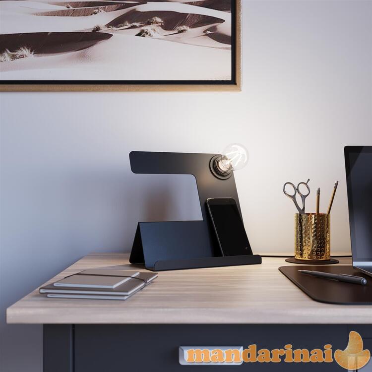 Stalo lempos nuolydis juodas 6