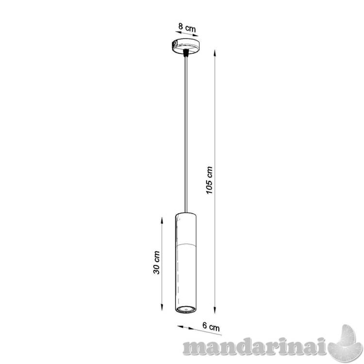 Pakabinama lempa Borgio 1 juoda