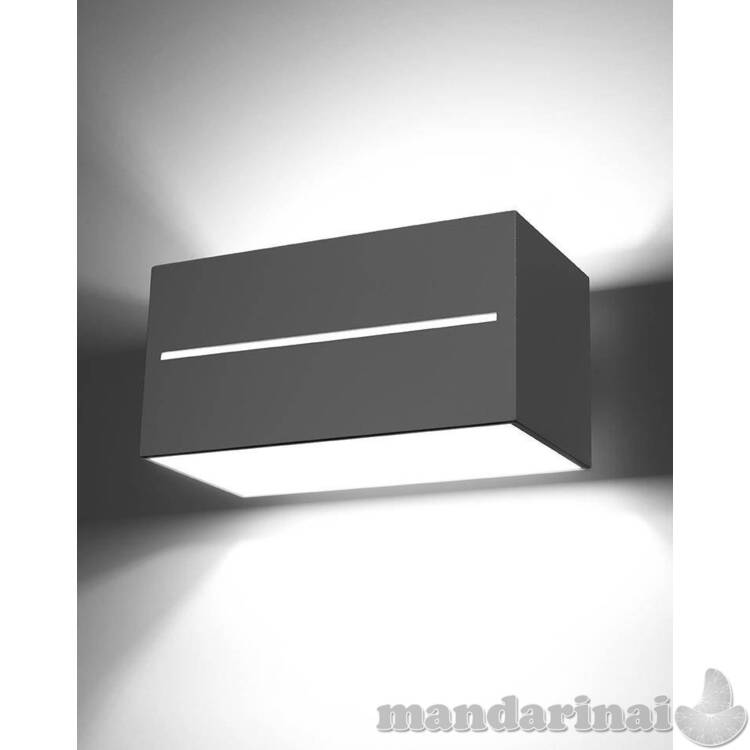 Sieninis šviestuvas lobo maxi pilka