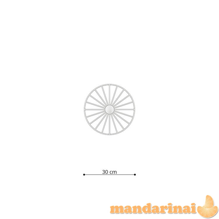 Sieninė lemputė / Lubinis šviestuvas „Sirkel 30“ juodas 4