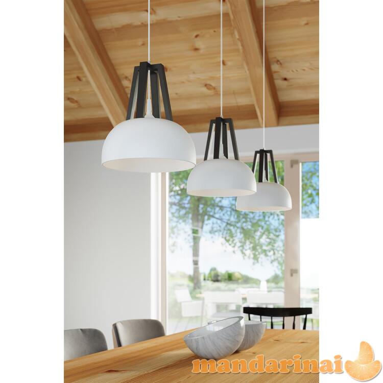 Pakabinama lemputė Casco balta/juoda