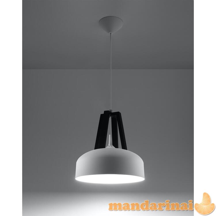 Pakabinama lemputė Casco balta/juoda