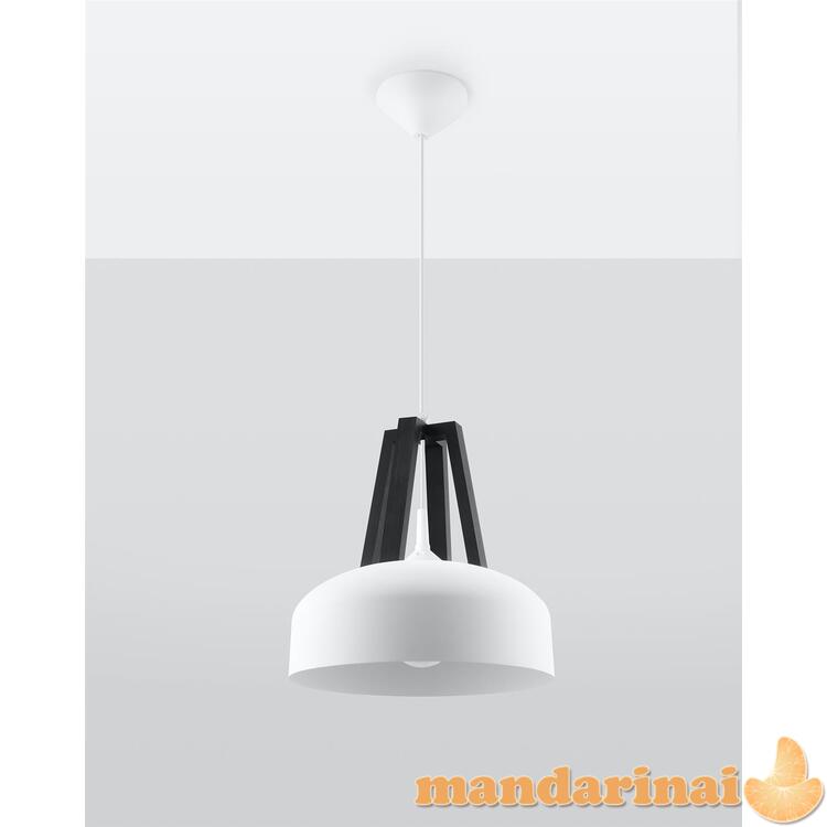 Pakabinama lemputė Casco balta/juoda