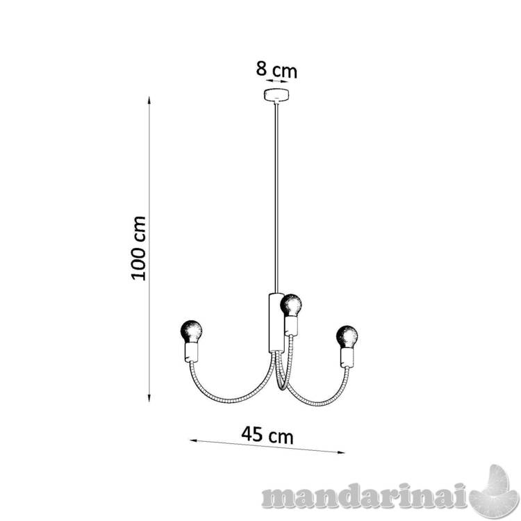 Liustra piccolo 3 juodas 3