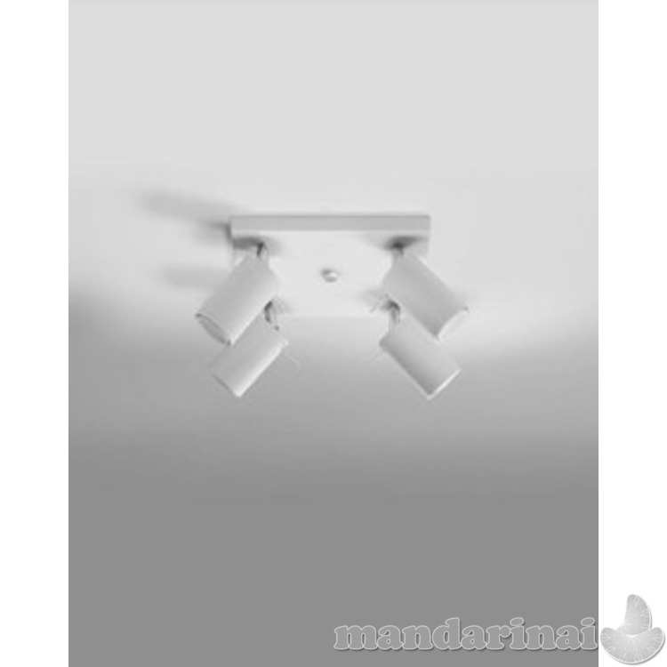 Šviestuvas žiedas 4 baltas 8