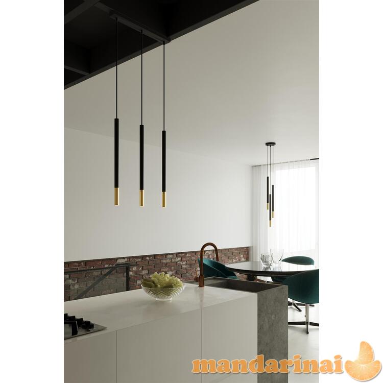 Pakabinama lempa „Mozaica 3p“ juoda/auksinė 7