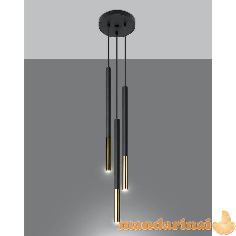 Pakabinama lempa „Mozaica 3p“ juoda/auksinė