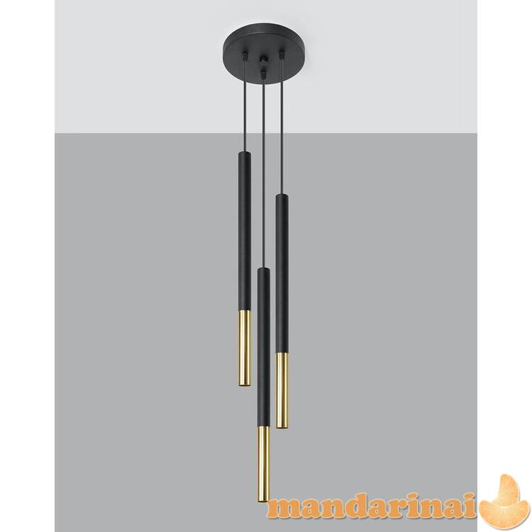 Pakabinama lempa „Mozaica 3p“ juoda/auksinė 1