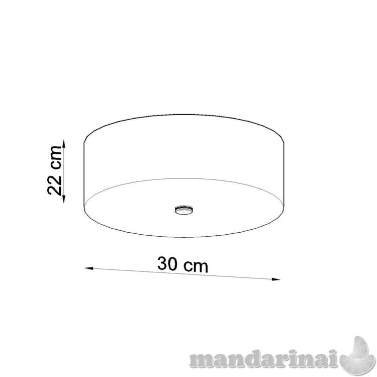 Lubinis šviestuvas SKALA 30 juoda 3