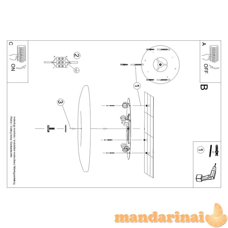 Fusion Lubinis šviestuvas 630 4