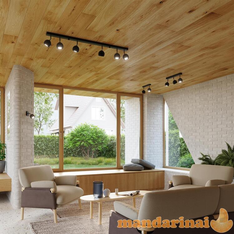 OCULARELubinis šviestuvas 6L juodas spalvos 5