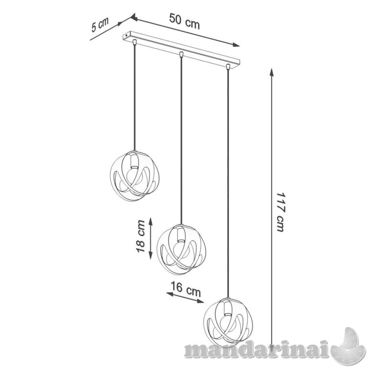 Pakabinama lempa tulos 3l balta