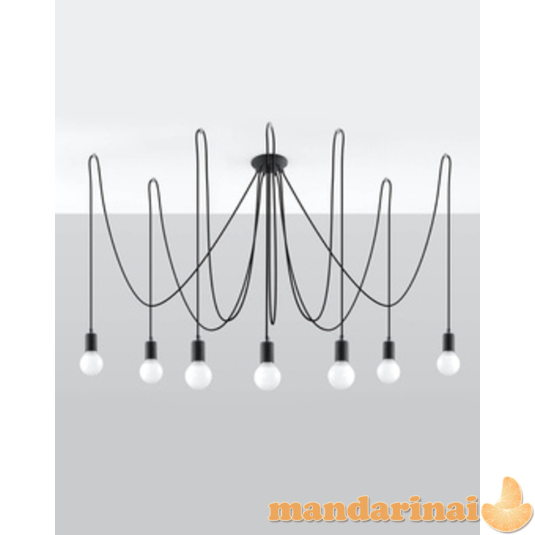 Liustra Edison 7 juodas