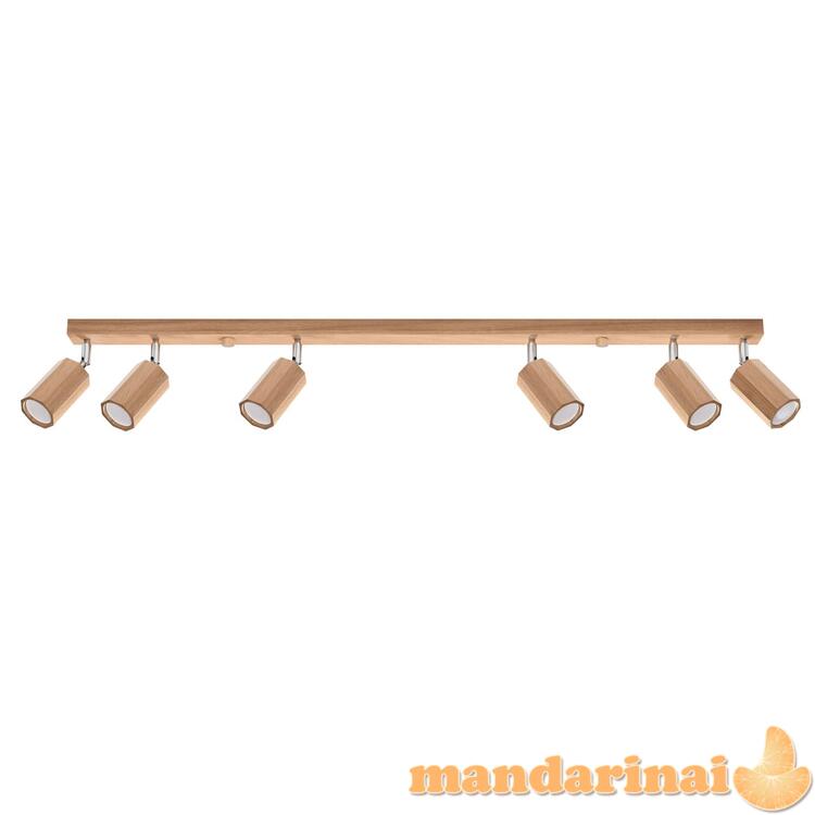 Lubinis šviestuvas Zeke 6 ąžuolas 2