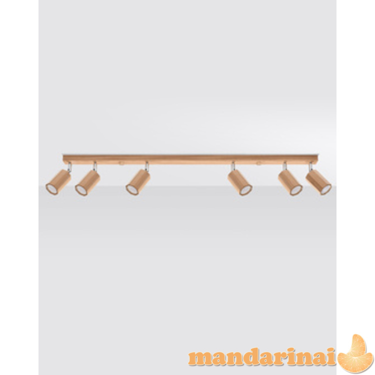 Lubinis šviestuvas Zeke 6 ąžuolas 8