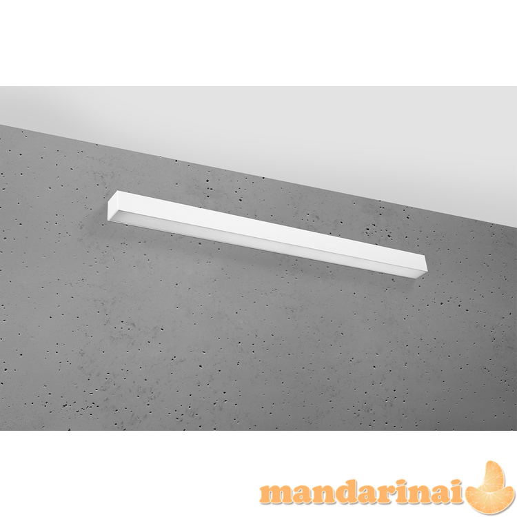 Sieninis šviestuvas PINNE 90 balta