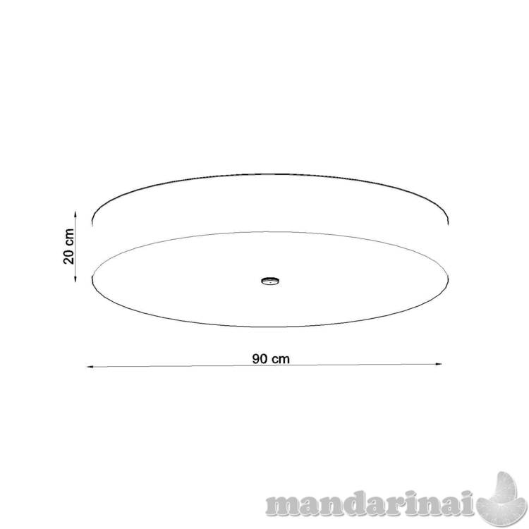 Lubinis šviestuvas SKALA 90 balta