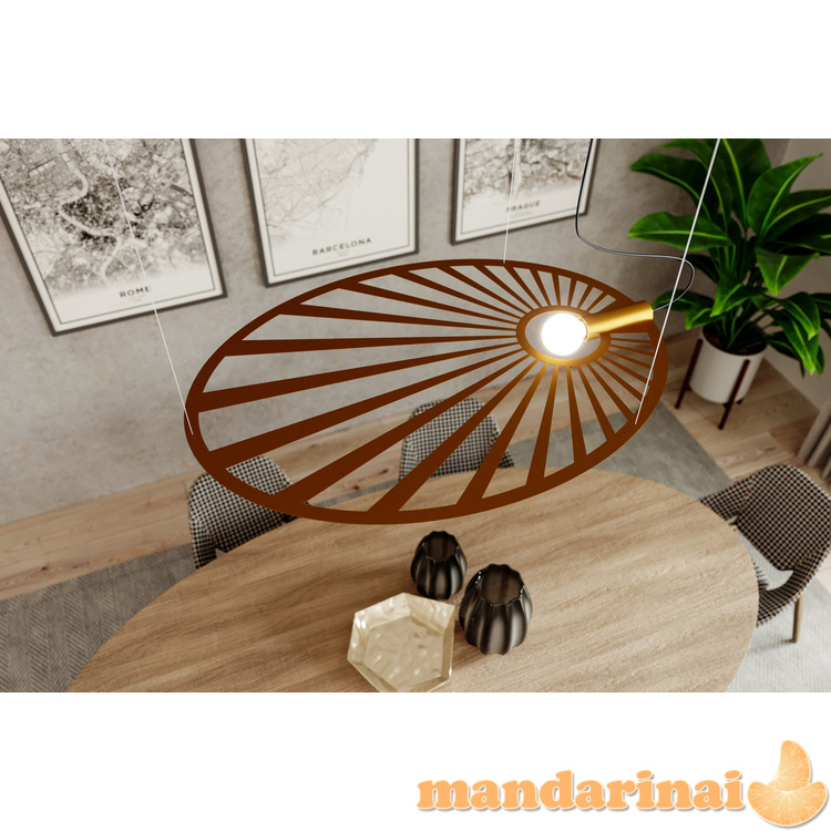 Pakabuko lemputė palieka auksinius