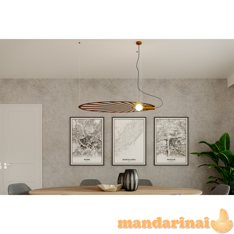 Pakabuko lemputė palieka auksinius