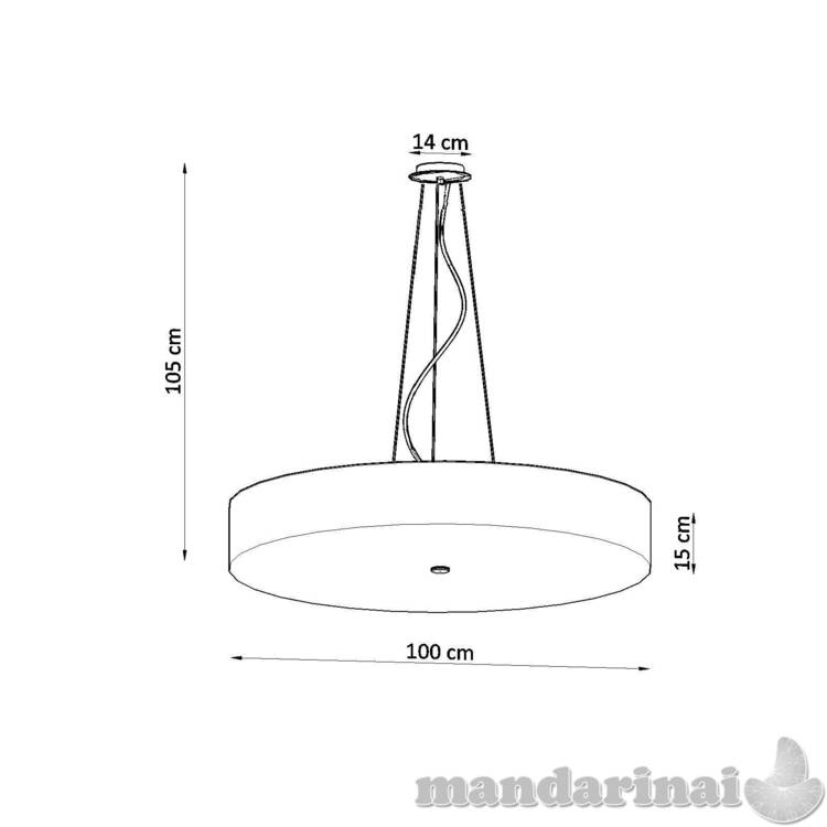 Liustra SKALA 100 balta