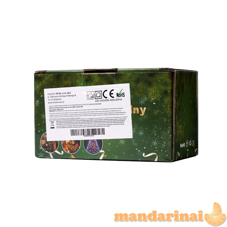 LED lempos 10m 100LED su pulteliu