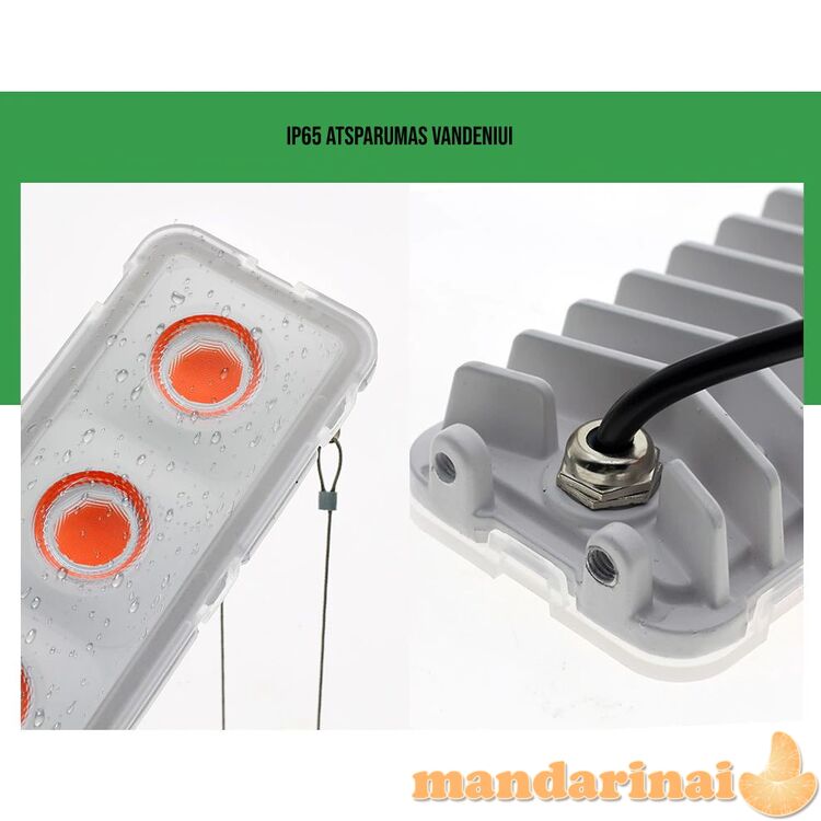 Pakabinamas 500W pilno spektro šviestuvas augalams