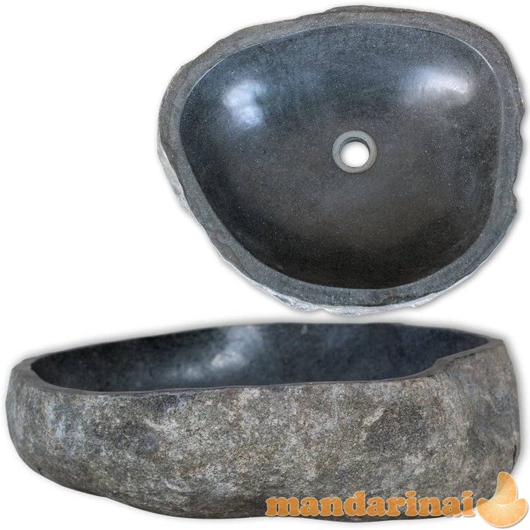 Kriauklė, upės akmuo, ovalo formos, 38-45cm
