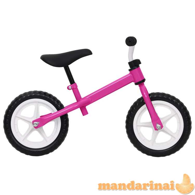 Balansinis dviratukas, rožinės spalvos, 12 colių ratai