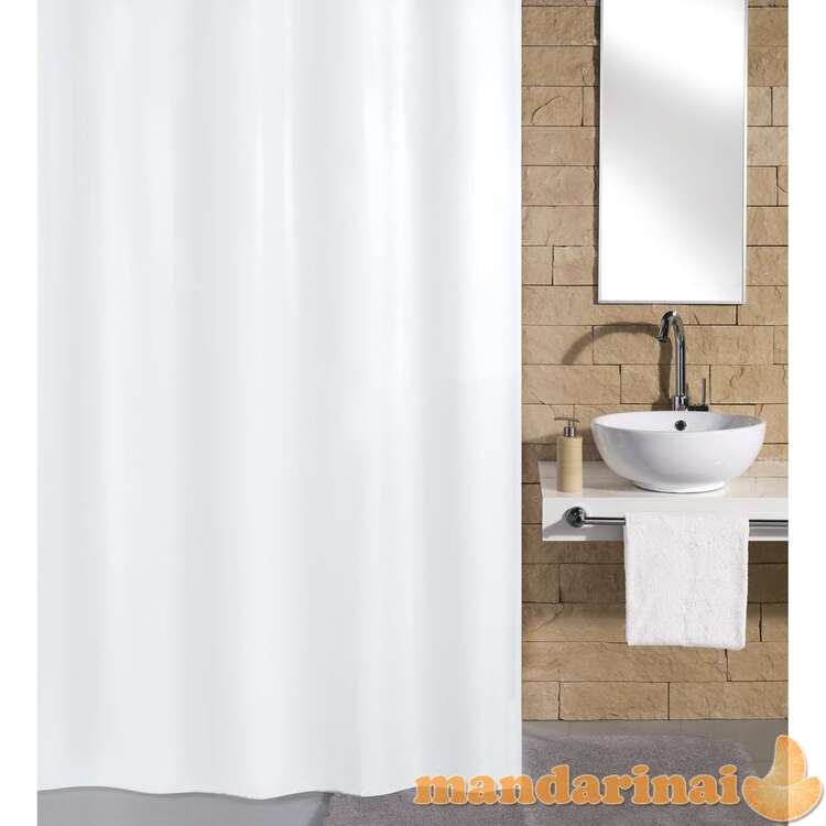 430280 kleine wolke shower curtain  kito  180x200 cm white