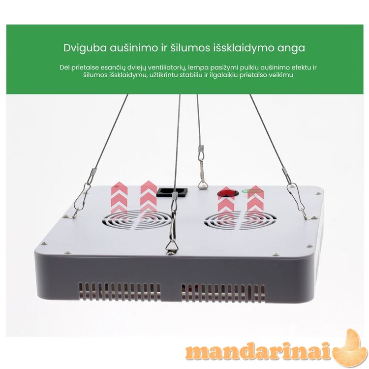 1000W pilno spektro panelė su aušinimu