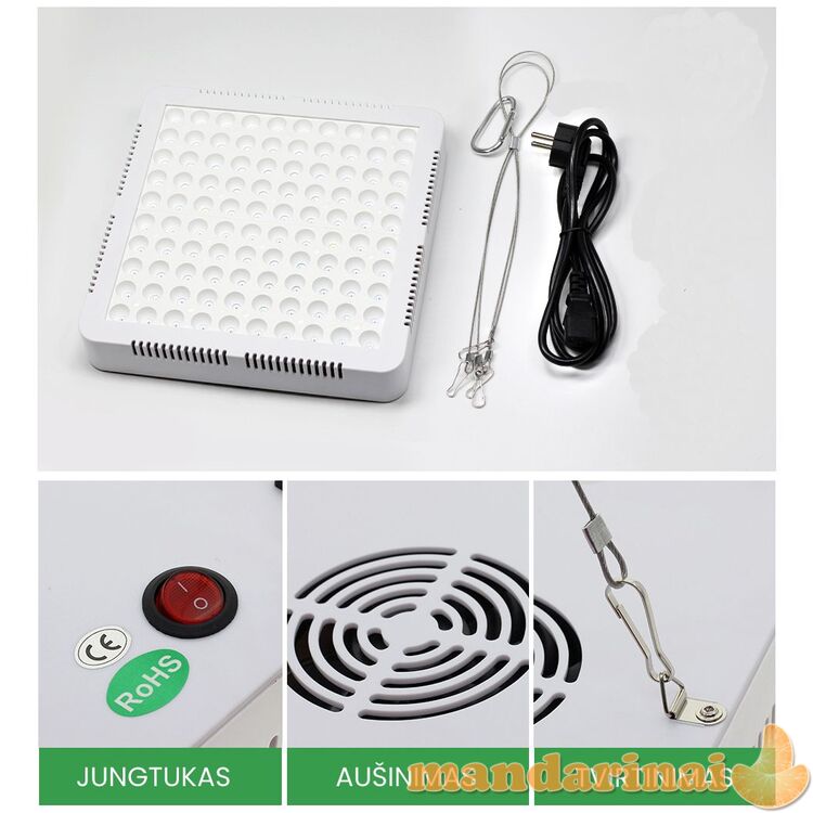 1000W pilno spektro panelė su aušinimu